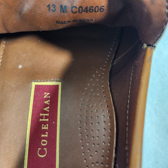 Cole Haan Men’s Size 13M Brown Leather Penny Loafer Driving Shoes Casual main image 10